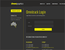 Tablet Screenshot of omnitrack.omnigraphics.com.au